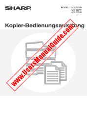 Ansicht MX-5500N/6200N/7000N pdf Bedienungsanleitung, Kopierer, Deutsch