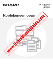 Ansicht MX-5500N/6200N/7000N pdf Bedienungsanleitung, Kopierer, Finnisch