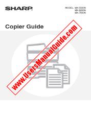 Voir MX-5500N/6200N/7000N pdf Manuel d'utilisation, copieur, anglais