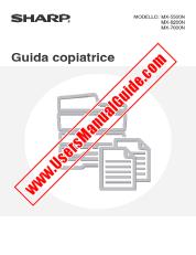 Ansicht MX-5500N/6200N/7000N pdf Bedienungsanleitung, Kopierer, Italienisch