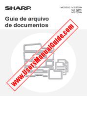 Ansicht MX-5500N/6200N/7000N pdf Bedienungsanleitung, Document Filing Guide, Portugiesisch