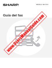 Ansicht MX-5500N/6200N/7000N pdf Bedienungsanleitung, Telefax, Spanisch