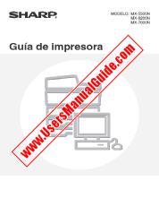 Voir MX-5500N/6200N/7000N pdf Manuel d'utilisation, l'imprimante, espagnol