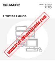 Ansicht MX-5500N/6200N/7000N pdf Bedienungsanleitung, Drucker, Englisch