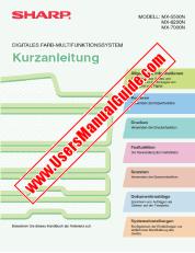 Voir MX-5500N/6200N/7000N pdf Manuel d'utilisation, guide rapide, allemand