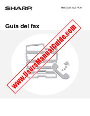 Ansicht MX-FXX1 pdf Bedienungsanleitung, Telefax, Spanisch