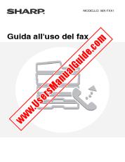 Ansicht MX-FXX1 pdf Bedienungsanleitung, Telefax, Italienisch