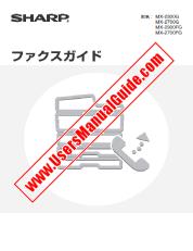 Ver MX-FXX1 pdf Manual de operación, fax, japonés