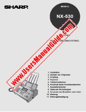 Ansicht NX-530 pdf Bedienungsanleitung, deutsch