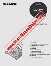 Voir NX-670 pdf Manuel d'utilisation, l'allemand