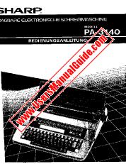 Voir PA-3140 pdf Manuel d'utilisation, l'allemand