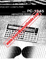 Ver PC-1245 pdf Manual de Operación, Inglés