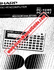 View PC-1246/1247 pdf Operation Manual, German