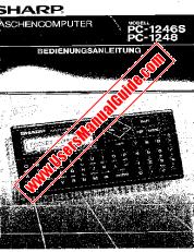 View PC-1246S/1248 pdf Operation Manual, German