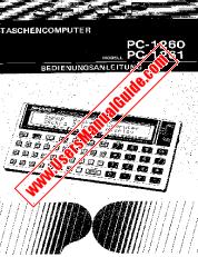 Voir PC-1260/1261 pdf Manuel d'utilisation, l'allemand