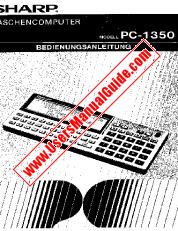 Voir PC-1350 pdf Manuel d'utilisation, l'allemand