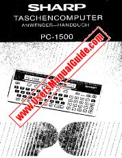 Ver PC-1500 pdf Manual de Operación, Alemán