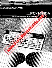 Voir PC-1500A pdf Manuel d'utilisation, l'allemand