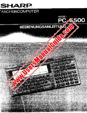 Ver PC-E500 pdf Manual de Operación, Alemán