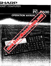 Ver PC-E500 pdf Manual de Operación, Inglés