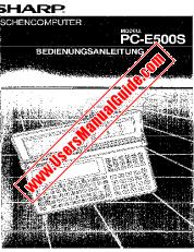 Voir PC-E500S pdf Manuel d'utilisation, l'allemand