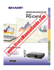 Ver PG-C45X pdf Manual de Operación, Alemán