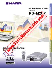 Ver PG-M20X pdf Manual de operación, alemán