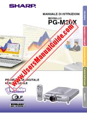 Ansicht PG-M20X pdf Bedienungsanleitung, Italienisch