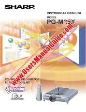 Ver PG-M25X pdf Manual de operaciones, polaco