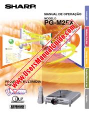 Ansicht PG-M25X pdf Bedienungsanleitung, Portugiesisch
