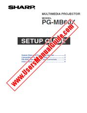 Voir PG-MB60X pdf Manuel d'utilisation, Guide d'installation, anglais