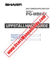 Voir PG-MB60X pdf Manuel d'utilisation, Guide d'installation, suédois