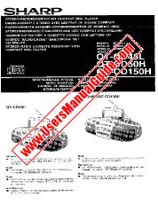 Ver QT-CD48L/CD50H/CD150H pdf Manual de operaciones, extracto de idioma francés.