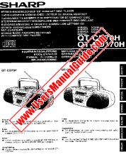 Ver QT-CD70H/CD170H pdf Manual de operación, extracto de idioma alemán.