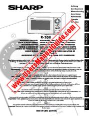 Voir R-208 pdf Manuel d'utilisation, allemand, français, néerlandais, italien, espagnol, portugais, anglais