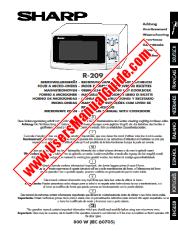 Voir R-209 pdf Manuel d'utilisation, allemand, français, néerlandais, italien, espagnol, portugais, anglais