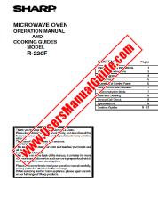 Ver R-220F pdf Manual de Operación, Libro de cocina, Inglés
