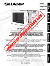View R-222/232/232F pdf Operation Manual and Cook Book, extract of language Italian