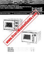 Vezi R-2340E/2350E pdf Manual de funcționare, extractul de limba germană