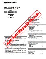 Ver R-240F/241F pdf Manual de Operación, Inglés