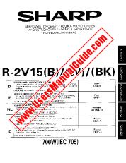 View R-2V15 pdf Operation Manual, extract of language German