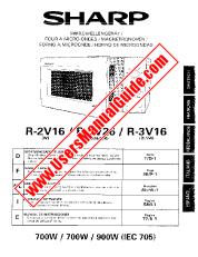 Vezi R-2V16/2V26/3V16 pdf Manual de funcționare, extractul de limba franceză