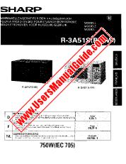 Vezi R-3A51S pdf Manual de funcționare, extractul de limba franceză