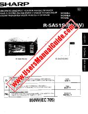 Ver R-5A51S pdf Manual de operación, extracto de idioma alemán.
