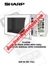 Ver R-642M pdf Manual de Operación, Libro de Cocina, Inglés