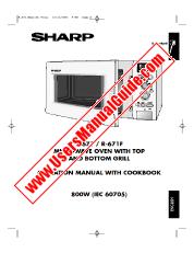 Ver R-671/671F pdf Manual de operaciones, libro de cocina, inglés