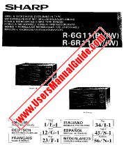 Vezi R-6G11/6R11 pdf Manual de utilizare, franceză