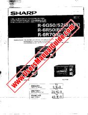 Vezi R-6G50/6R50/6R70 pdf Manual de funcționare, extractul de limba germană