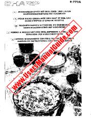 Vezi R-770A pdf Manual de funcționare, extractul de limba italiană
