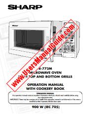 Ver R-772M pdf Manual de Operación, Libro de cocina, Inglés